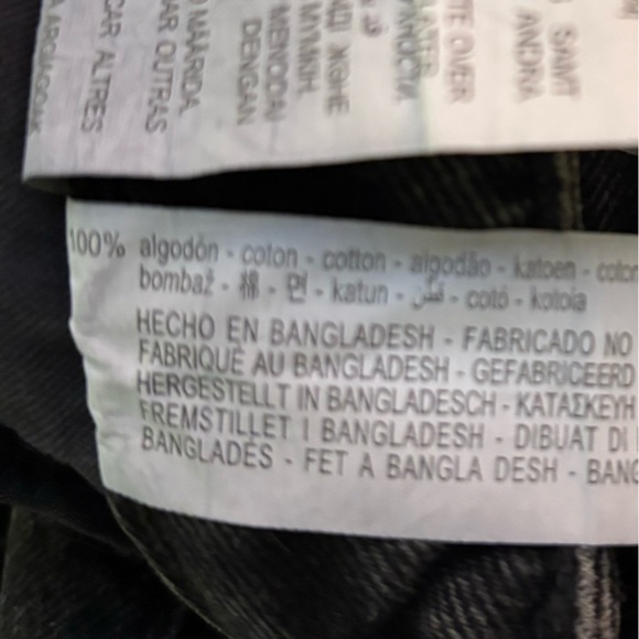 Zara black denim high rise crop bottom denim jean - Picture 10 of 11